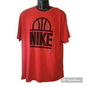 Nike Dr-Fit Red Basketball T-shirt Men's Size XL